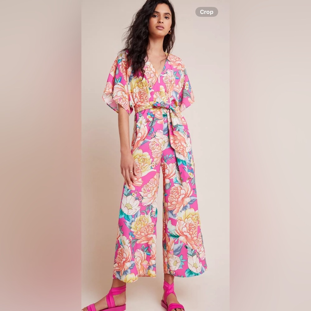 NWOT FARM Rio size M Eulalie wide leg jumpsuit